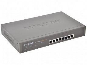 Коммутатор TP-LINK TL-SG1008 8-портовый гигабитный настольный/монтируемый в стойку коммутатор