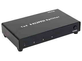 Разветвитель HDMI Spliitter 1= 4 3D Full-HD 1.4v, каскадируемый VCOM  VDS8044D/DD414A  
