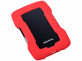 Внешний жесткий диск 1Tb Adata USB 3.1 1Tb AHD330-1TU31-CRD HD330 DashDrive Durable 2.5" красный 