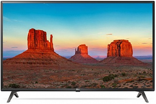 Телевизор LED 43" LG 43UK6300 черный, HDTV Ultra HD 4K (2160p), 100 TruMotion, DVB-T2, DVB-C, DVB-S2, USB, WiFi, Smart TV