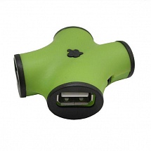 Концентратор USB 2.0 CBR CH-100 Green (4 порта)