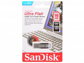Внешний накопитель 16GB USB Drive  USB 3.0  SanDisk Ultra Flair (SDCZ73-016G-G46)