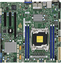 Мат плата Supermicro MBD-X10SRM-TF-O 1xLGA 2011, C612, 4xDDR4, 10xSATA3, 5x USB3.0, 6x USB2.0, 1x PCIE3.0 x16, 2x PCIE3.0 x8 slots