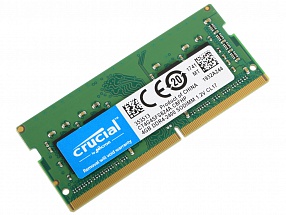 Память SO-DIMM DDR4 4Gb (pc-19200) 2400MHz Crucial SRx8 CT4G4SFS824A