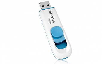 Внешний накопитель 8GB USB Drive  USB 2.0  A-data C008 White Blue