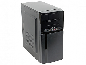 Корпус Sunpro VISTA IV, mATX, без БП, 2*USB2.0 + 2*USB3.0, черный , ДхШхВ: 365*175*365мм, мат.плата до 24.4*20.5см