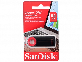 Внешний накопитель 64GB USB Drive  USB 2.0  SanDisk Cruzer Dial (SDCZ57-064G-B35)