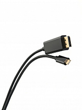 Кабель-адаптер USB 3.1 Type-Cm -- DP(m) 3840x2160@30Hz, 1m VCOM  CU422C-1M 