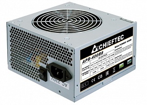 Блок питания  Chieftec 400W OEM APB-400B8 ATX v.2.3, A.PFC, 1x 24Pin, 1x 4Pin, 3x SATA, 2x MOLEX, 1x PCI-E 6+2Pin, 1x FDD, Fan 12cm