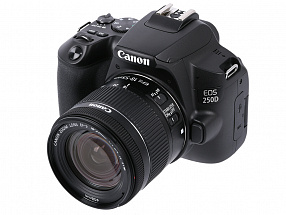 Фотоаппарат Canon EOS 250D KIT Black <зеркальный, 124.1Mp, EF18-55 IS STM, 3", 4K, WiFi, ISO25600, SDHC/XC> 