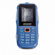 Защищенный Tелефон LEXAND R2 STONE (синий) 2SIM/защита IP68 /0.3Mpix/FM/BT/MP3/фонарик/1600мАч