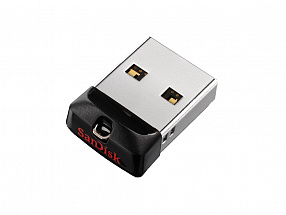 Внешний накопитель 16GB USB Drive <USB 2.0> SanDisk Cruzer Fit черный CZ33 G35 (SDCZ33-016G-G35) 