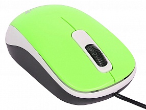 Мышь Genius DX-110 зеленый, оптическая, 1000 dpi, 3 кнопки, USB 