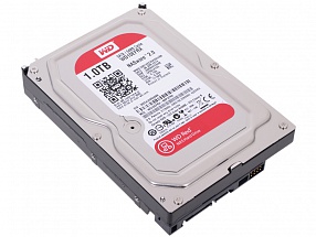 Жесткий диск 1Tb Western Digital WD Red WD10EFRX, SATA III  64Mb, 5400 rpm, for NAS  