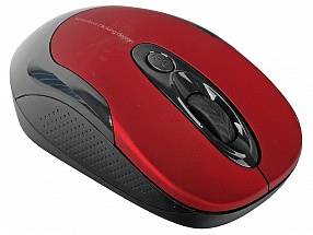 Беспроводная мышь Jet.A OM-U30G Red c бесшумными клавишами, Noiseless (800/1600dpi)