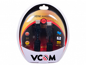 Кабель VCOM HDMI 19M/M ver:1.4-3D, 1,8m, позолоченные контакты, 2 фильтра  VHD6020D-1.8MB  Blister