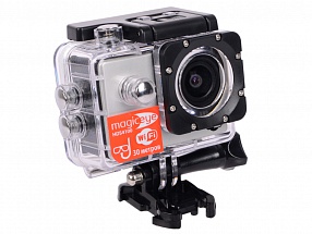 Экшн-камера Gmini MagicEye HDS4100 Silver Мото/Вело/Авто/Спорт, водонепроницаемый, FullHD, 1080p, LCD экран 2", G-sensor, Wi-Fi; HDMI выход