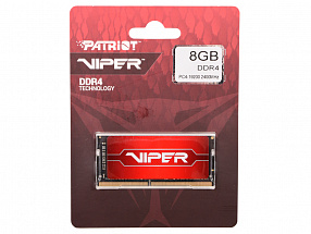 Память SO-DIMM DDR4 8Gb (pc-19200) 2400MHz Patriot Viper4 PV48G240C5S