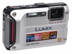 Фотоаппарат Panasonic DMC-FT4EE-S Silver <12.Mp, 4.6x zoom, 2.7" LCD, GPS, USB> (водонепроницаемый 12 метров)