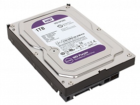 Жесткий диск Western Digital Purple WD10PURZ 1Tb SATA/3.5"/5400 rpm/64Mb