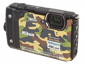Фотоаппарат Nikon Coolpix W300 Grey (Camo)   16.0Mp, 5x zoom, 3.0", SDXC, Влагозащитная, Ударопрочная  (водонепроницаемый 30 метров)