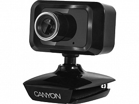 Веб-камера CANYON CNE-CWC1 Enhanced 1.3 Megapixels resolution webcam with USB2.0 connector черный 