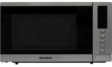 Микроволновая печь SHIVAKI SMW2022ES, 700 Вт., 20 л., электр. упр., таймер 60 мин., разморозка, серебристый