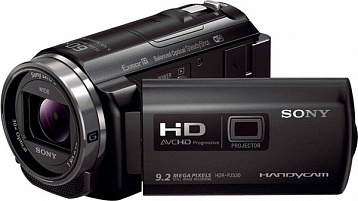 Видеокамера Sony HDR-PJ530EB Black <30x.Zoom, 9.2Mp, 2.3M CMOS, 2.7", OSS, AVCHD/MP4, WiFi, Projector>  [HDRPJ530EB.CEL] 