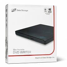 Оптич. накопитель ext. DVD±RW HLDS (Hitachi-LG Data Storage) GP60NB60 Black  USB 2.0, 9.5mm, Tray, Retail 