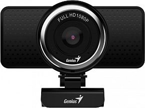 Веб-Камера Genius ECam 8000, black, Full-HD 1080p, swiveling, tripod-ready design, USB, built-in microphone, rotation 360 degree, tilt 90 degree