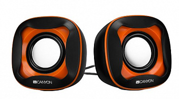 Колонки CANYON CNS-CSP202BO Black/Orange (3Вx2,USB 2.0)