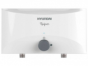Водонагреватель проточный HYUNDAI H-IWR1-3P-UI057/S, 3,5 кВт., 2,3 л/мин., душ, белый