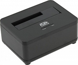 Док станция для HDD 2.5"/3.5" SATA AgeStar 3UBT7 (BLACK) USB3.0, пластик+алюминий, черная 