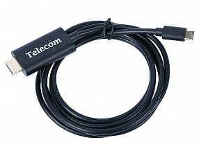 Кабель-адаптер USB3.1 Type-Cm -- HDMI A(m) 4K@30Hz, 1.8m, Telecom  TCC005-1.8M 