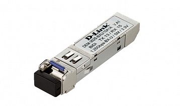 Модуль D-Link DEM-302S-BXU/A1A WDM SFP-трансивер с 1 портом 1000BASE-BX-U (Tx:1310 нм, Rx:1550 нм) для одномодового оптического кабеля (до 2 км)