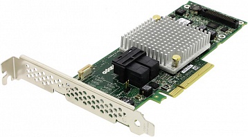 Контроллер Adaptec ASR-8805/1GB Cache SGL (2277500-R) SAS 12Gbps, PCIE3.0 x8, MD2, RAID 0/1/10/5/50/6/60, 8 ports (2xSFF8643 HD mini-SAS), Каб.отдельн