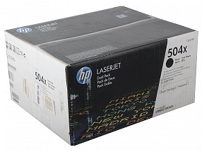 Картридж HP CE250XD для CM3530. Черный. 10500 страниц. Двойная упаковка.