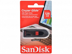Внешний накопитель 128GB USB Drive  USB 2.0  SanDisk Cruzer Glide (SDCZ60-128G-B35)