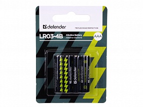 Батарейки Defender LR03-4B 4PCS 4 шт 56002