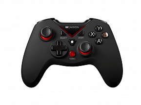 Геймпад  Gaming CANYON CND-GPW7 2.4G Wireless Controller 4in1 PC/PS3/Android/Xbox360, High precision 3D, dual trigger, 600mAh Li-Poly battery, rubberi