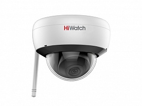 IP-камера HiWatch DS-l252W (2.8mm) 2Мп внутренняя IP-камера c ИК-подсветкой до 30м и Wi-Fi 1/2.8'' CMOS матрица; объектив 2.8мм; угол обзора 114°; мех