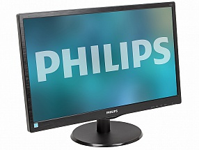 Монитор 21.5" Philips 223V5LHSB2/00(01) Black 1920x1080, 5ms, 200 cd/m2, 1000:1 (DCR 10M:1), D-Sub, HDMI, vesa