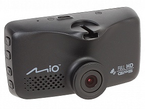 Видеорегистратор Mio MiVue 698 черный, с двумя камерами, 2Mpix, 1080x1920, 1080p, GPS 
