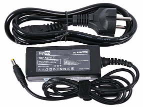 Зарядное устройство для нетбука TopON TOP-AS03 Asus Eee PC 700, 701, 702, 703, 900, 2G, 4G Surf Series. 9.5V 2.5A 24W. Коннектор 4,8 на 1,7 мм.
