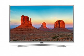 Телевизор LED 43" LG 43UK6510 черный, HDTV Ultra HD 4K (2160p), 100 TruMotion, DVB-T2, DVB-C, DVB-S2, USB, WiFi, Smart TV