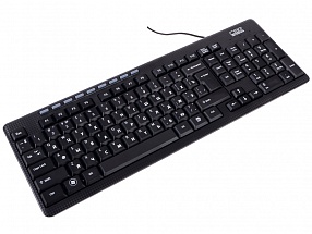 Клавиатура CBR KB 111M, 102 кнопки+мультимедия 9 кнопок, поверхность под карбон,  USB 