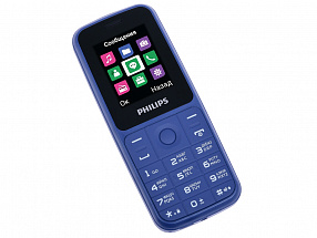 Мобильный телефон Philips E125 синий 1.77" 