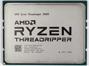 Процессор AMD Ryzen Threadripper 2920X WOF (BOX without cooler)  180W, 12C/24T, 4.3Gh(Max), 38MB(L2+L3), sTR4  (YD292XA8AFWOF)