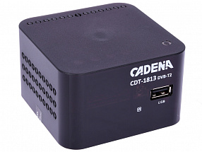 Цифровой телевизионный DVB-T2 ресивер CADENA CDT-1813 черный