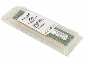 Память DDR3 4Gb (pc-12800) 1600MHz Crucial, Single Rank <Retail> 1,35V (CT51264BD160BJ)